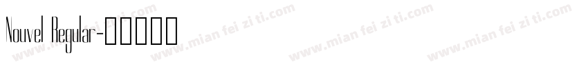 Nouvel Regular字体转换